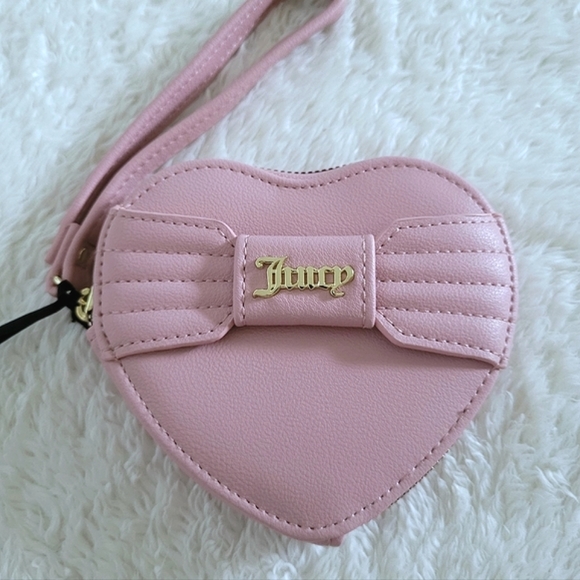 Juicy🍊 Couture Pretty Bow🎀 Heart❤ Shaped Coin🪙 Purse - NWT - Picture 11 of 12